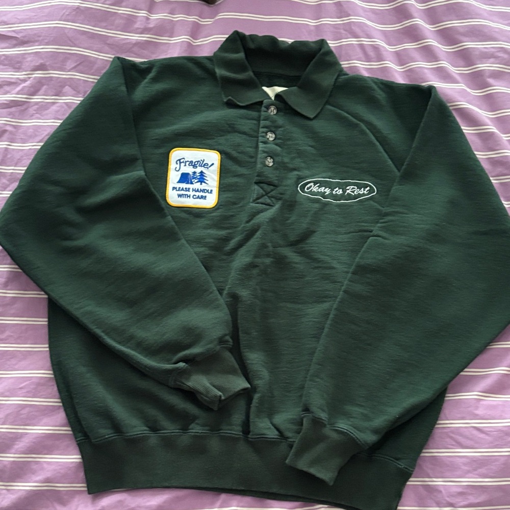 Okay to Rest Crewneck Polo